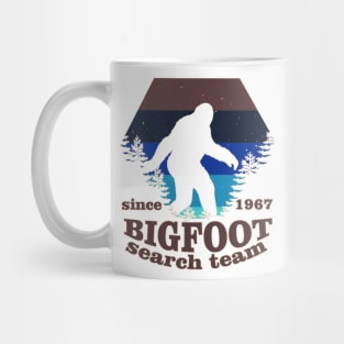 Bigfoot Search Team and Sasquatch T Shirts Mug